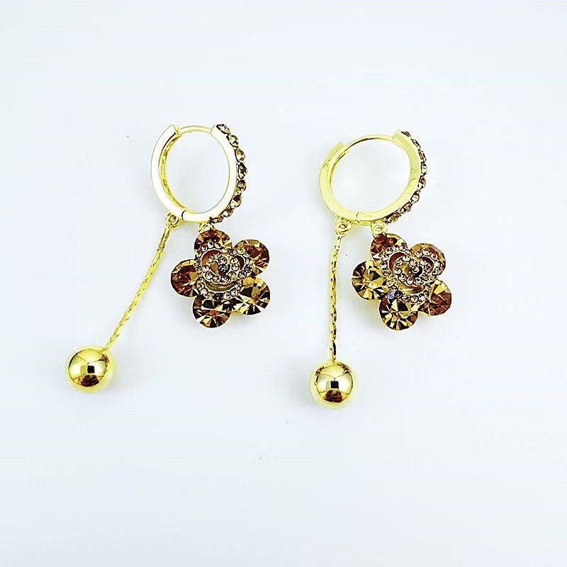 Rose Crystal Drop Earrings product image 5