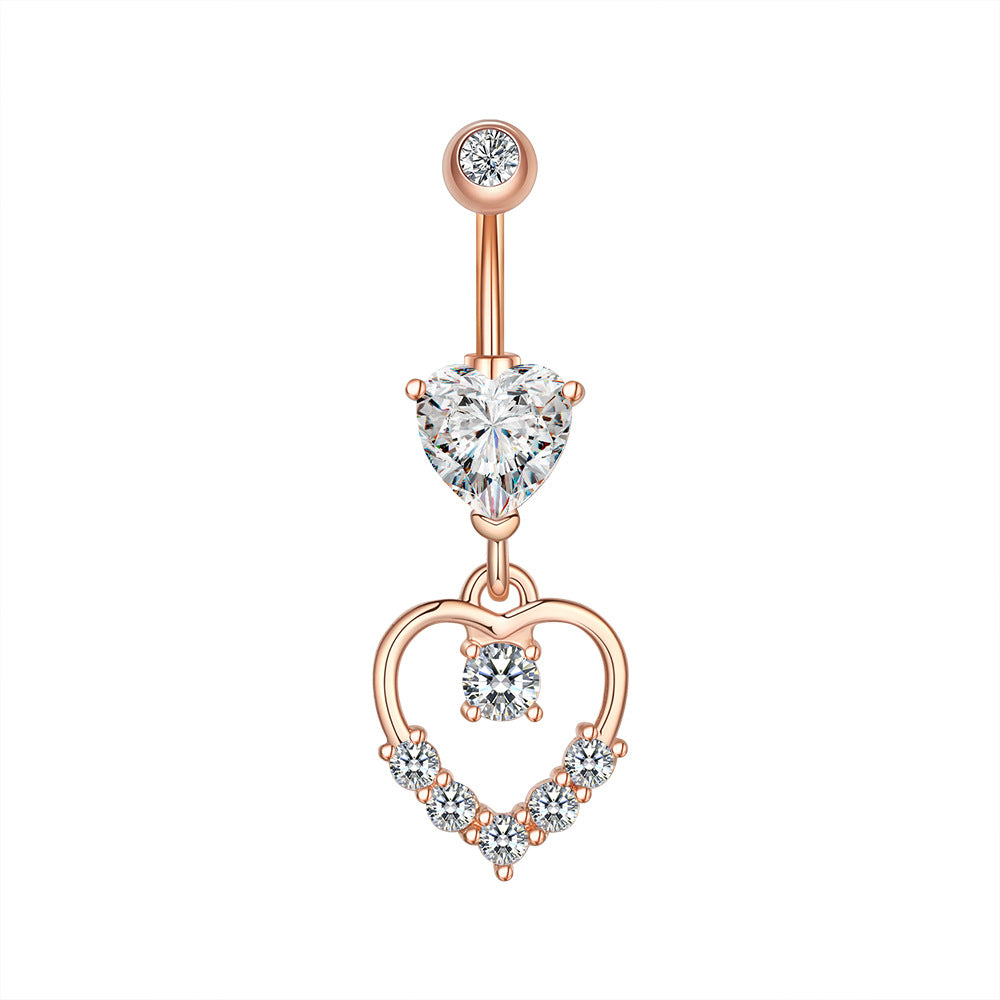 Teardrop Crystal Belly Button Ring product image 5