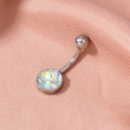 Mermaid Crystal Belly Button Ring — Enchanting Navel Bar