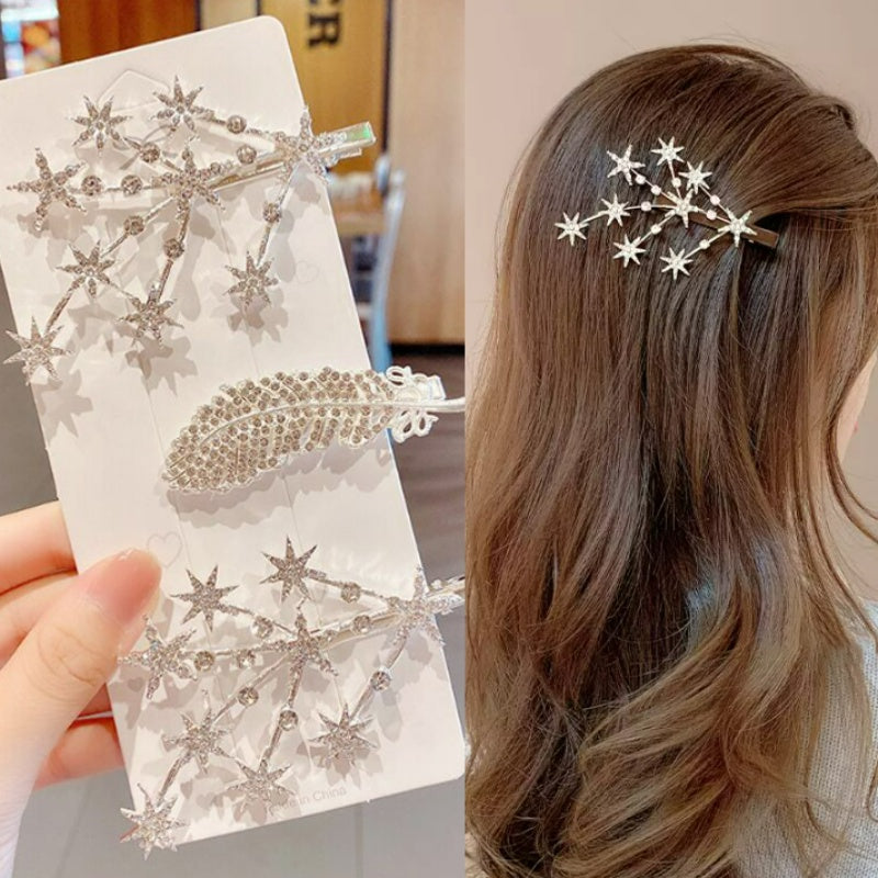 rhinestone side hair clip