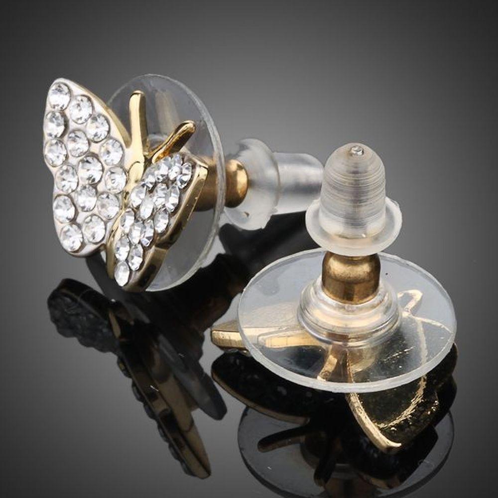 butterfly stud earrings