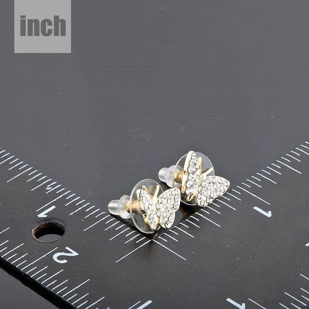 butterfly stud earrings